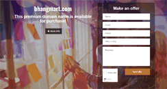 Desktop Screenshot of bhangmart.com